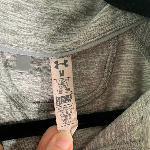 Under Armour Sweater Men's Medium Final Four 1/2 Zip Heat Gear Pullover - Picture 3 of 7